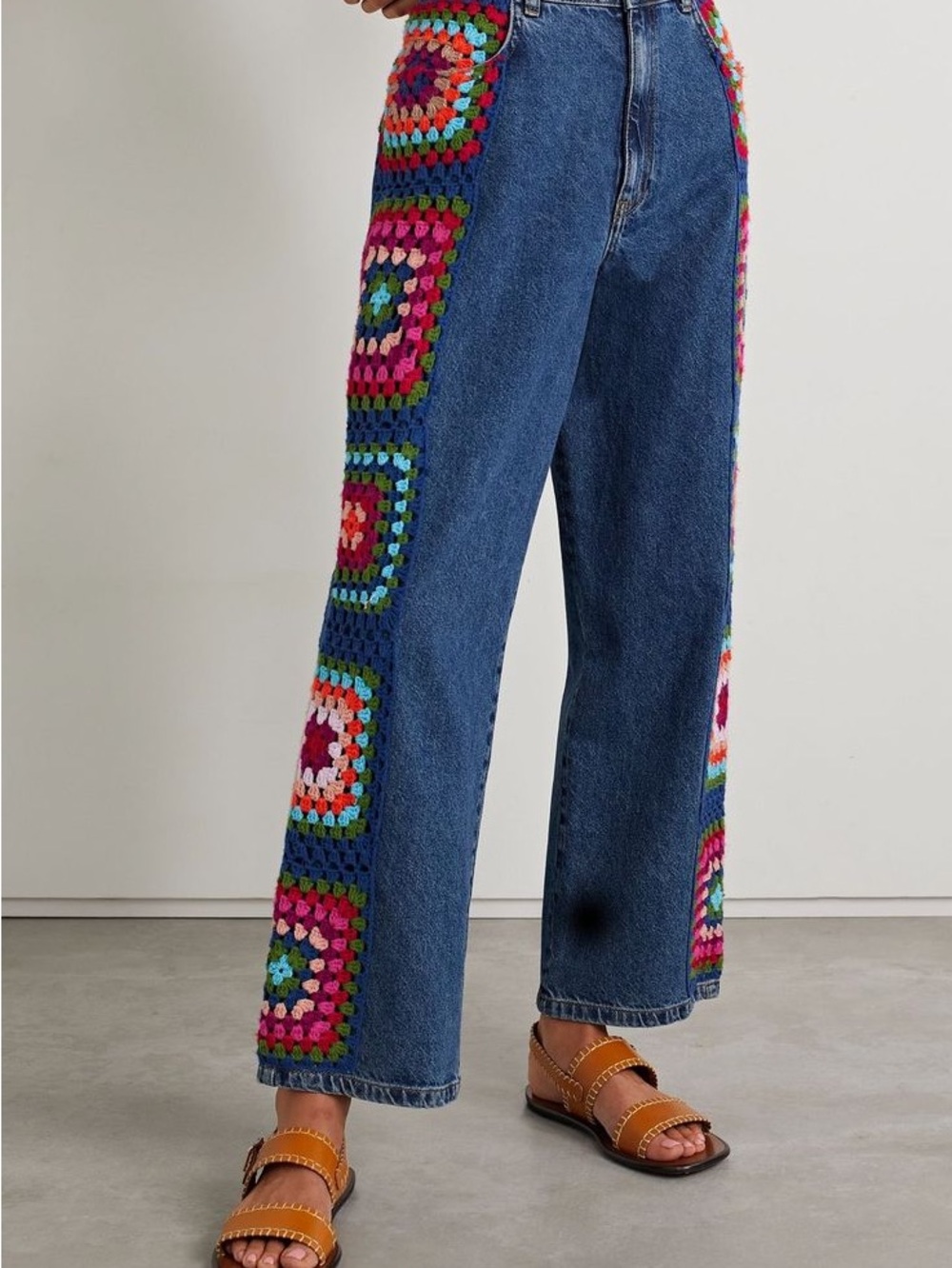 FARM Rio Crochet-Panel Women's Jeans